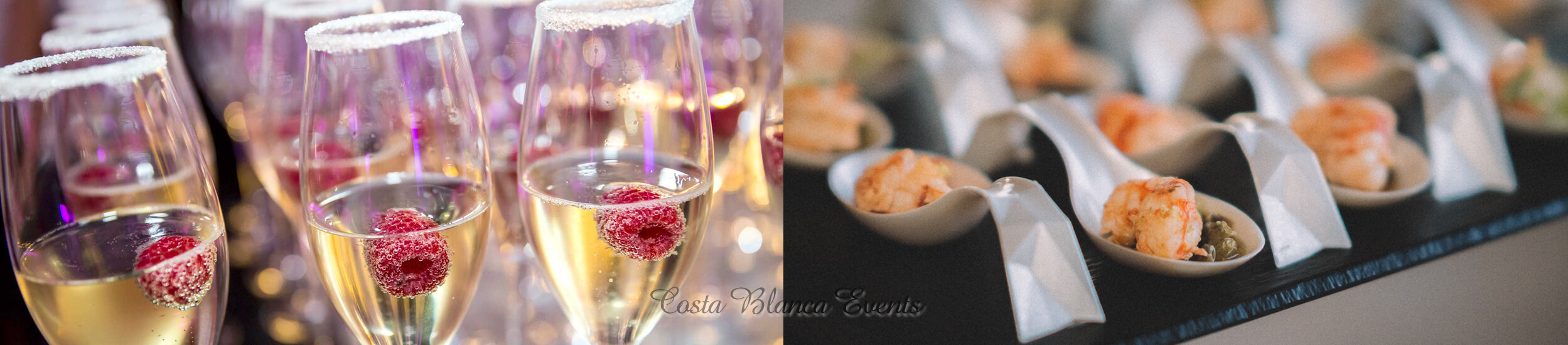 Während der Hochzeitsempfänge empfehlen wir Canapes